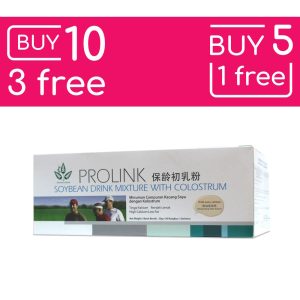 (PROMOSI) PROLINK SOYBEAN DRINK MIXTURE WITH COLOSTRUM 20G X 30'S